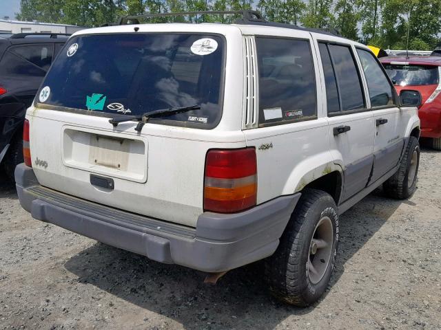 1J4GZ58S8TC171826 - 1996 JEEP GRAND CHER WHITE photo 4