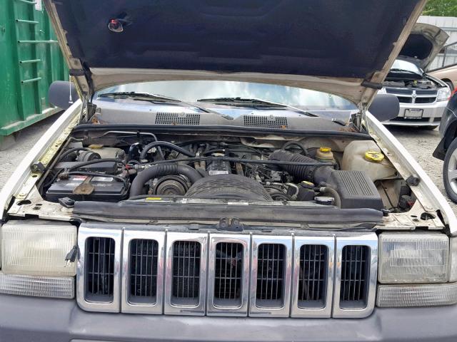 1J4GZ58S8TC171826 - 1996 JEEP GRAND CHER WHITE photo 7