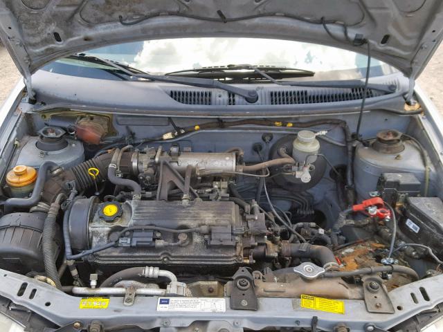 2C1MR5226Y6717652 - 2000 CHEVROLET METRO LSI SILVER photo 7