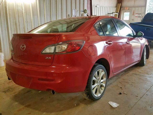 JM1BL1S57A1146826 - 2010 MAZDA 3 S RED photo 4