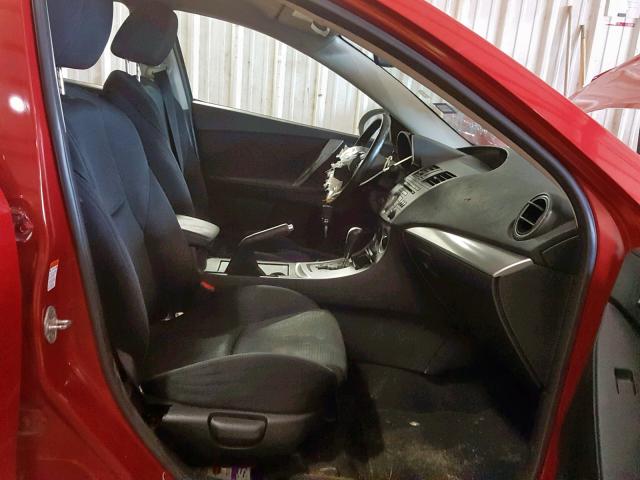 JM1BL1S57A1146826 - 2010 MAZDA 3 S RED photo 5