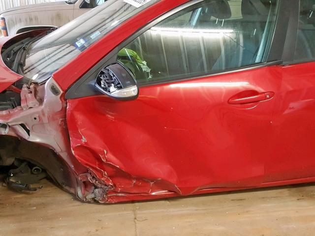 JM1BL1S57A1146826 - 2010 MAZDA 3 S RED photo 9