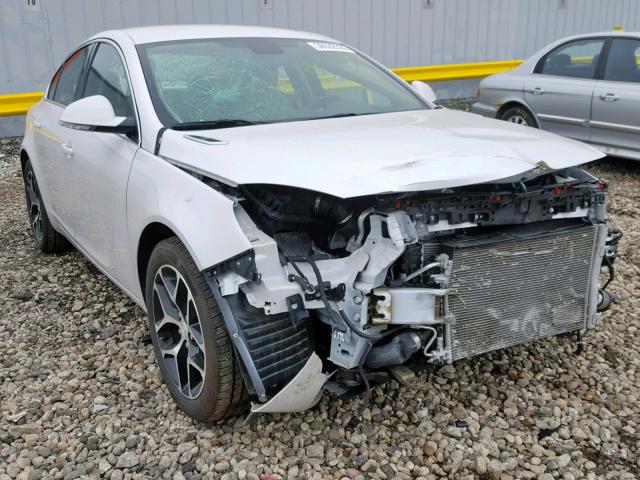 2G4GL5EXXH9190573 - 2017 BUICK REGAL SPOR WHITE photo 1