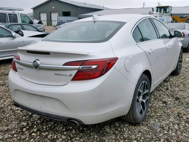 2G4GL5EXXH9190573 - 2017 BUICK REGAL SPOR WHITE photo 4