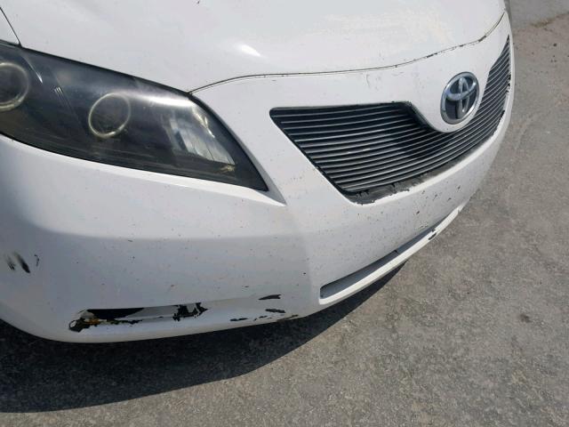 4T1BB46K58U050198 - 2008 TOYOTA CAMRY HYBR WHITE photo 9