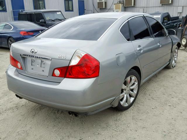 JNKAY01E86M100970 - 2006 INFINITI M35 BASE GRAY photo 4