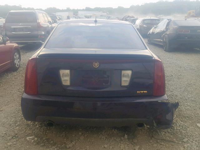 1G6DW677960104200 - 2006 CADILLAC STS PURPLE photo 9