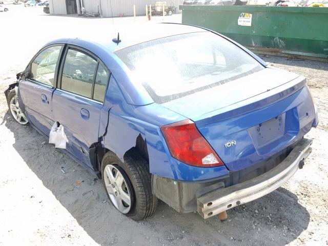 1G8AJ55F96Z189421 - 2006 SATURN ION LEVEL BLUE photo 3