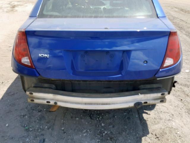 1G8AJ55F96Z189421 - 2006 SATURN ION LEVEL BLUE photo 9