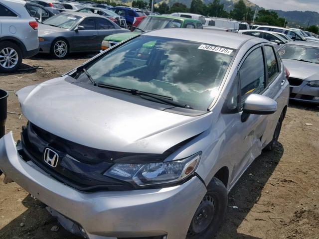 JHMGK5H55HS024170 - 2017 HONDA FIT LX SILVER photo 2