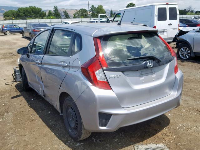 JHMGK5H55HS024170 - 2017 HONDA FIT LX SILVER photo 3