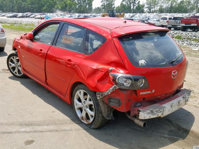 JM1BK343871652488 - 2007 MAZDA 3 HATCHBAC RED photo 3