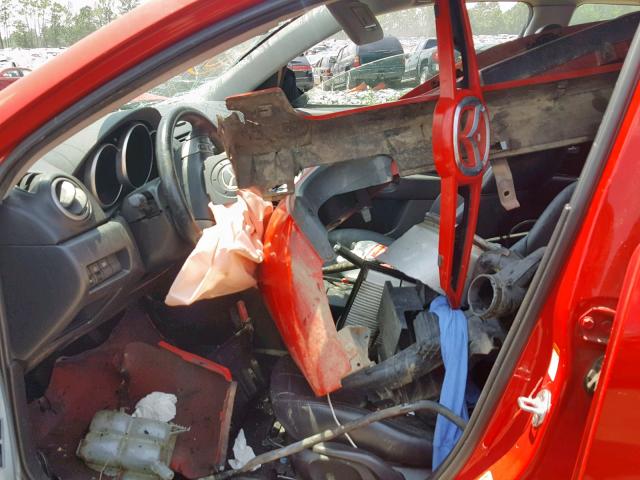 JM1BK343871652488 - 2007 MAZDA 3 HATCHBAC RED photo 5