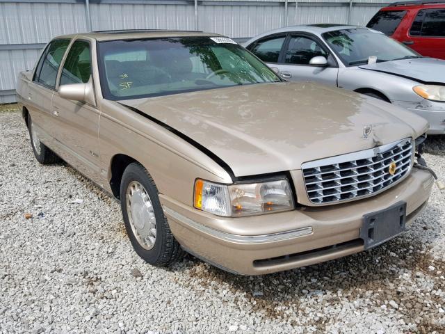 1G6KD54Y7WU784109 - 1998 CADILLAC DEVILLE GOLD photo 1