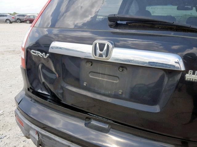 JHLRE38738C043966 - 2008 HONDA CR-V EXL BLACK photo 9