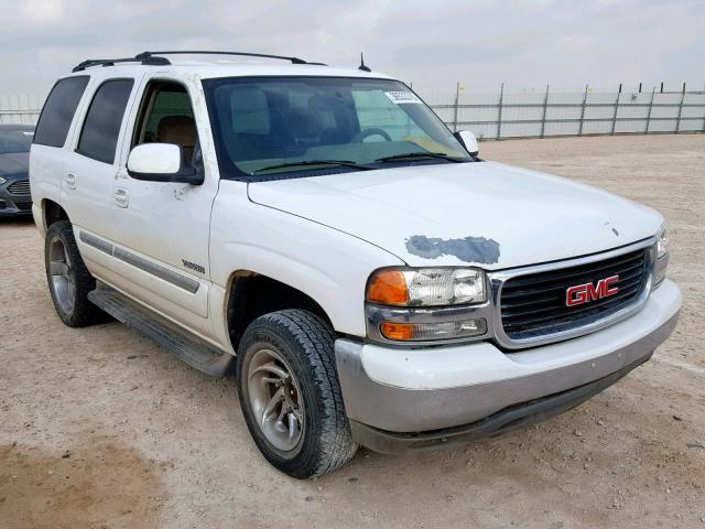 1GKEC13V35R126323 - 2005 GMC YUKON WHITE photo 1