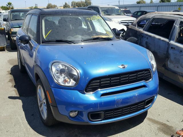 WMWZC3C58CWL83756 - 2012 MINI COOPER S C BLUE photo 1