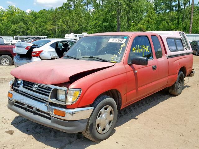 4TAVL52N8TZ133569 - 1996 TOYOTA TACOMA XTR RED photo 2