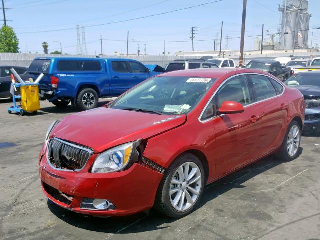 1G4PR5SK1G4143926 - 2016 BUICK VERANO CON RED photo 2