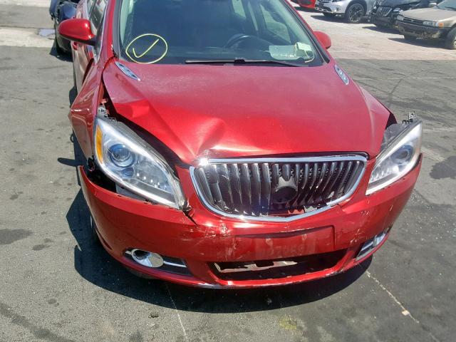 1G4PR5SK1G4143926 - 2016 BUICK VERANO CON RED photo 9