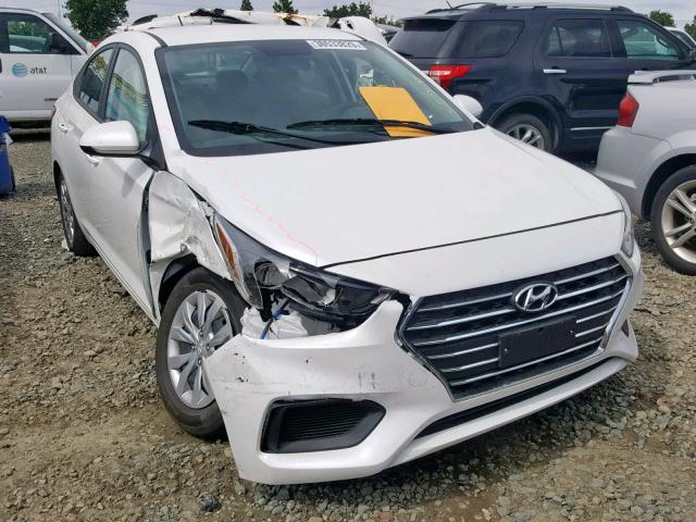 3KPC24A32KE071685 - 2019 HYUNDAI ACCENT SE WHITE photo 1