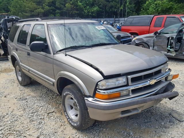 1GNCS13W01K167307 - 2001 CHEVROLET BLAZER GRAY photo 1