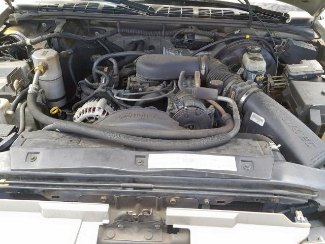 1GNCS13W01K167307 - 2001 CHEVROLET BLAZER GRAY photo 7