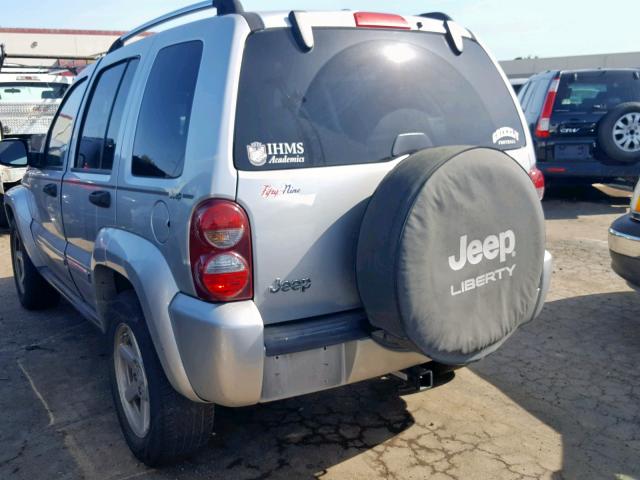 1J4GK58K46W252992 - 2006 JEEP LIBERTY LI SILVER photo 3