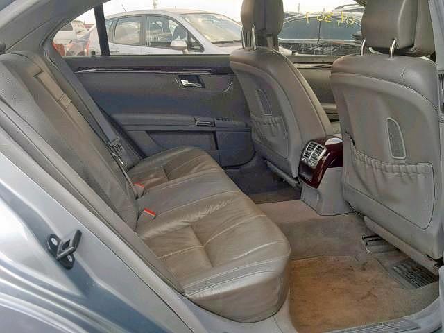 WDDNG71X17A109566 - 2007 MERCEDES-BENZ S 550 SILVER photo 6