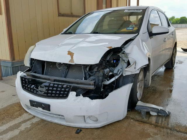 3N1AB61E69L658825 - 2009 NISSAN SENTRA 2.0 WHITE photo 2