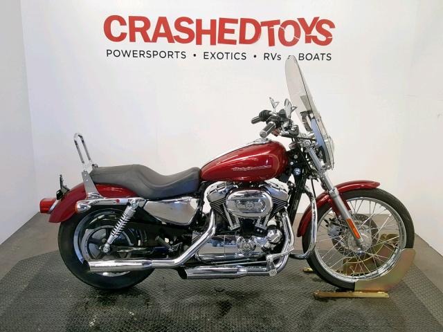 1HD1CGP385K420037 - 2005 HARLEY-DAVIDSON XL1200 C MAROON photo 1