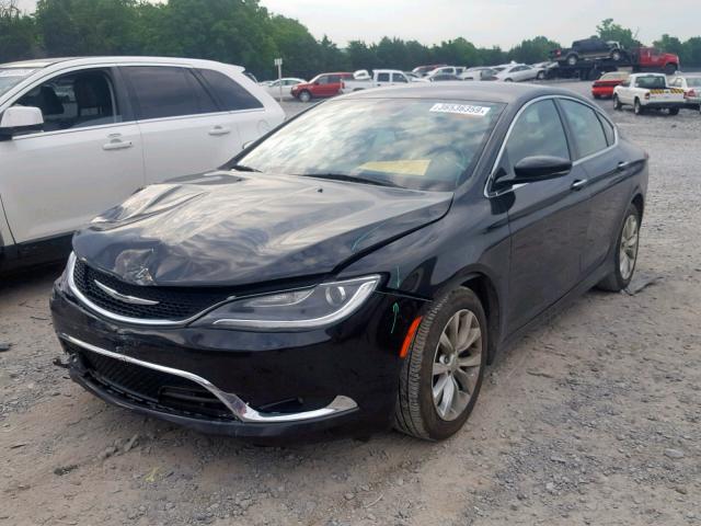 1C3CCCCB8FN590063 - 2015 CHRYSLER 200 C BLACK photo 2