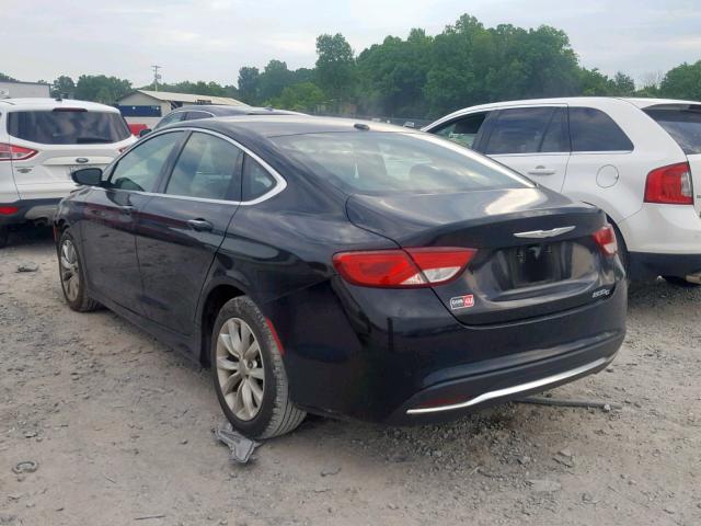 1C3CCCCB8FN590063 - 2015 CHRYSLER 200 C BLACK photo 3