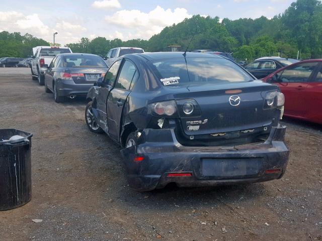 JM1BK32G581166535 - 2008 MAZDA 3 I GRAY photo 3