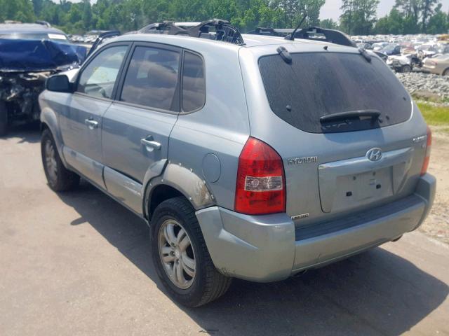 KM8JN12D57U643163 - 2007 HYUNDAI TUCSON SE GREEN photo 3