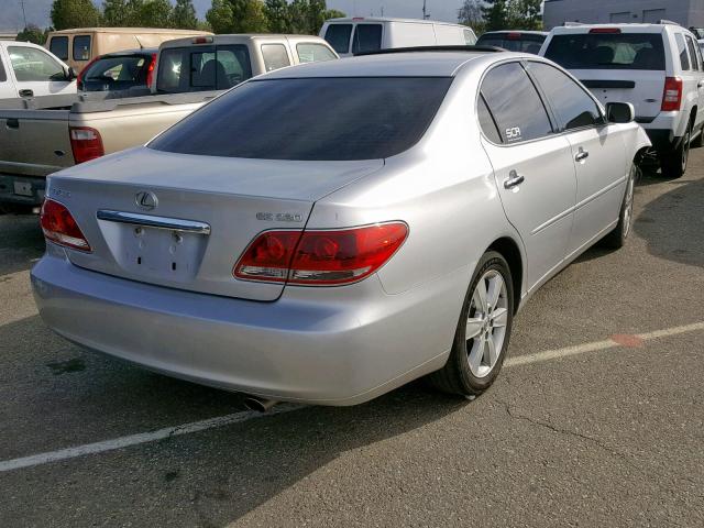 JTHBA30G055131068 - 2005 LEXUS ES 330 SILVER photo 4