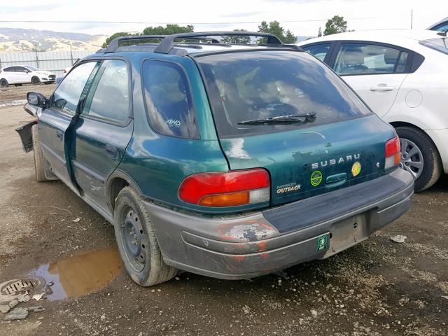 JF1GF4853XG806586 - 1999 SUBARU IMPREZA OU GREEN photo 3