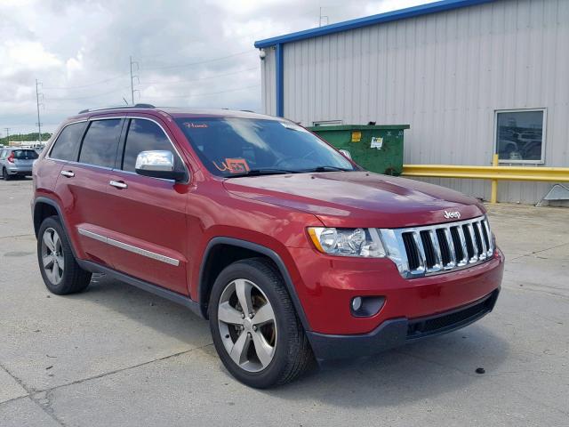 1C4RJEAG7DC517393 - 2013 JEEP GRAND CHER RED photo 1