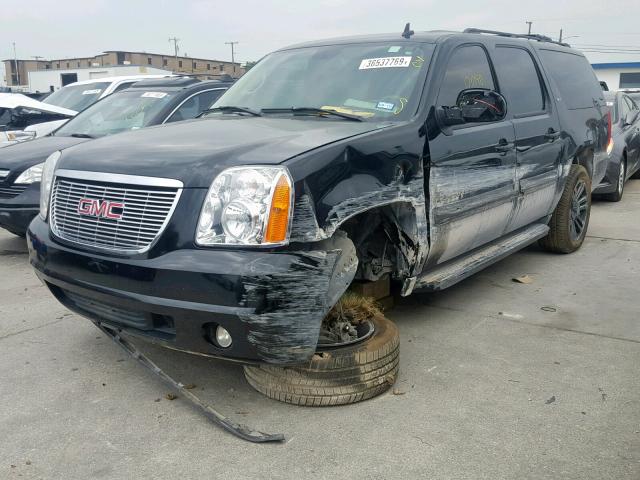 1GKFC16028R158592 - 2008 GMC YUKON XL C BLACK photo 2