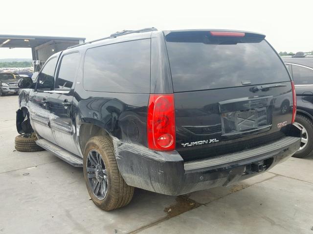 1GKFC16028R158592 - 2008 GMC YUKON XL C BLACK photo 3