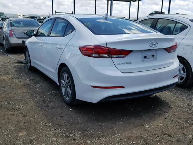 5NPD84LF2JH330874 - 2018 HYUNDAI ELANTRA SE WHITE photo 3