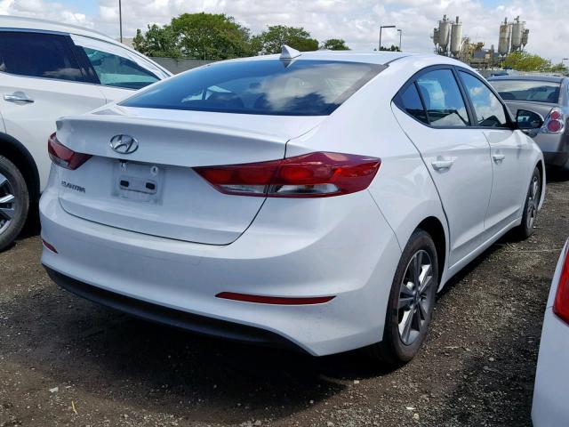 5NPD84LF2JH330874 - 2018 HYUNDAI ELANTRA SE WHITE photo 4