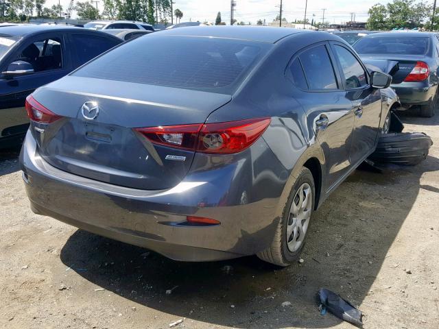 JM1BM1T70F1253592 - 2015 MAZDA 3 SV GRAY photo 4