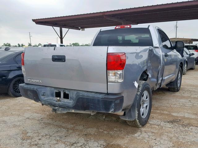 5TFJU5F12DX004909 - 2013 TOYOTA TUNDRA GRAY photo 4