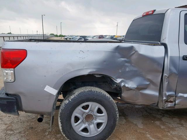 5TFJU5F12DX004909 - 2013 TOYOTA TUNDRA GRAY photo 9