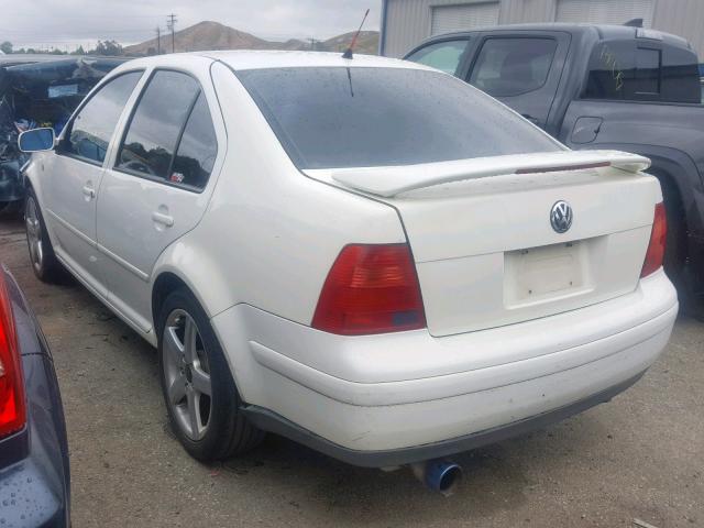 3VWSK29M41M043921 - 2001 VOLKSWAGEN JETTA GLS WHITE photo 3