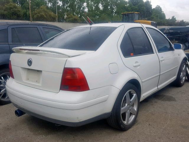 3VWSK29M41M043921 - 2001 VOLKSWAGEN JETTA GLS WHITE photo 4