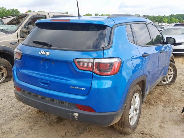 3C4NJCAB9JT148110 - 2018 JEEP COMPASS SP 蓝色 照片 4