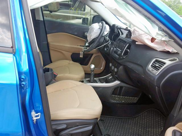 3C4NJCAB9JT148110 - 2018 JEEP COMPASS SP 蓝色 照片 5