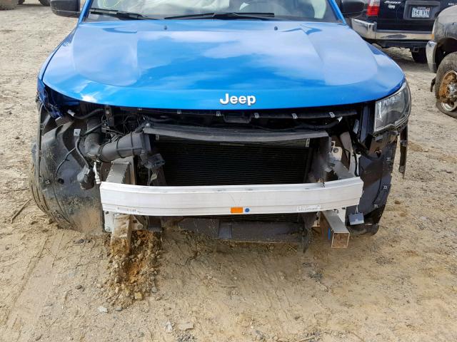 3C4NJCAB9JT148110 - 2018 JEEP COMPASS SP 蓝色 照片 9